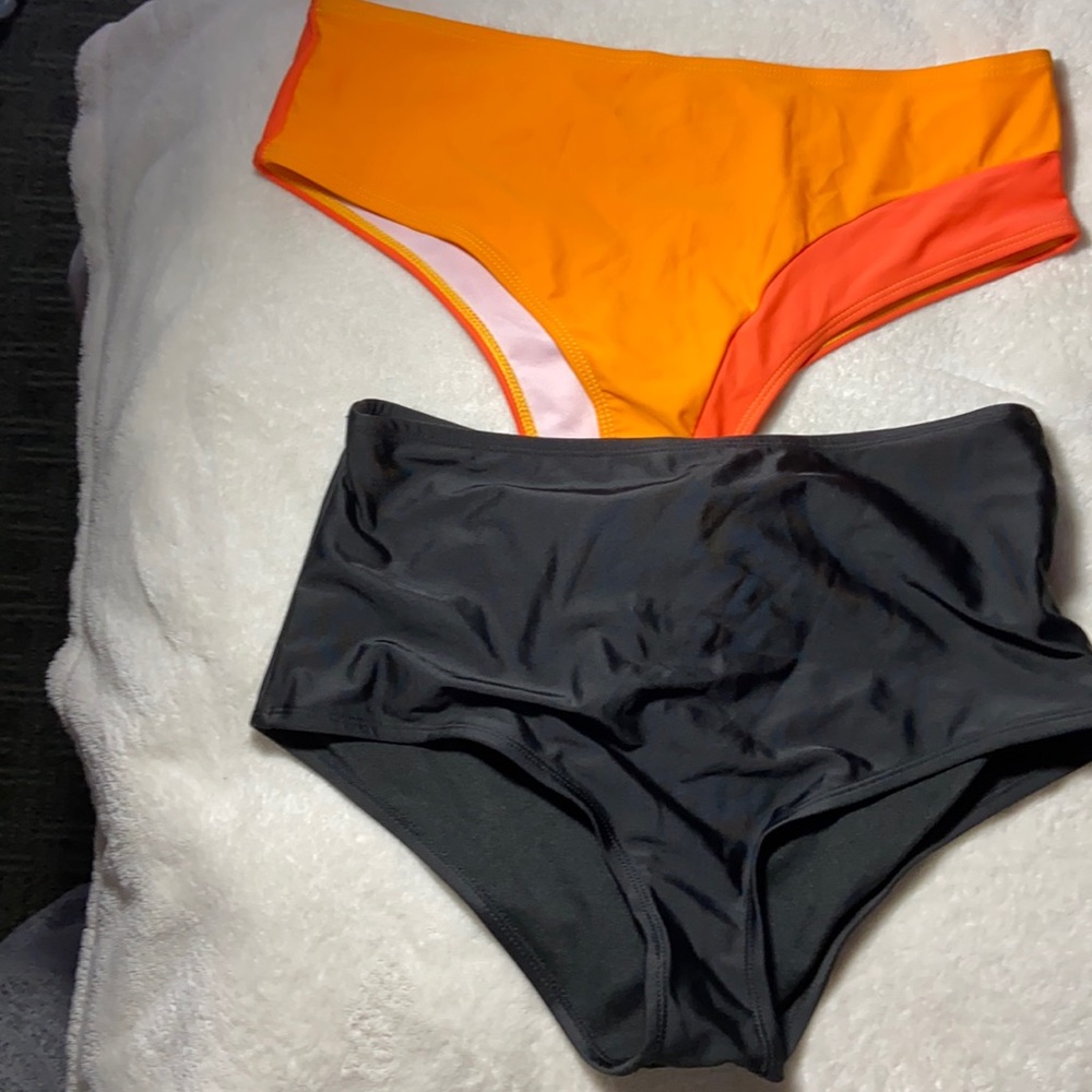 2 Pack Bundle - SHEIN High Waisted Swim Bottoms
